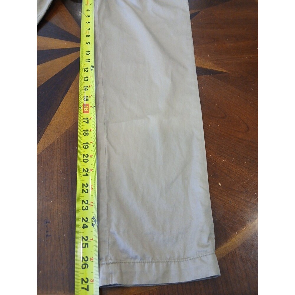 Ralph Lauren Size 4 Lightweight Beige Tan Khaki Chino Pants Pleated Button Fly - Picture 10 of 10